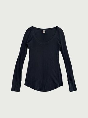 Scoop Neck Thermal Long Sleeve